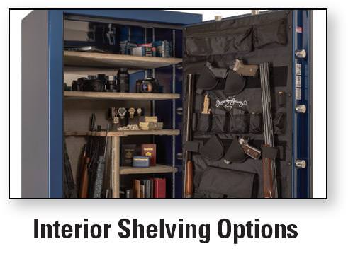 AMSEC BFX6024 Fireproof Gun Safe Interior Shelving