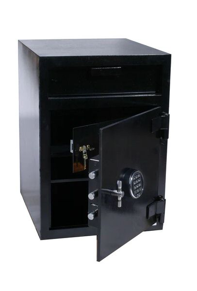 Cennox front loading deposit safes fireking mb2720ich fk1 depository safe with internal locker open
