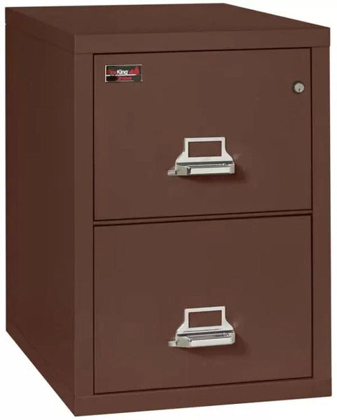 FireKing 2-1929-2 Fireproof 2 Drawer File Cabinet Brown