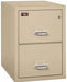 FireKing 2-1929-2 Fireproof 2 Drawer File Cabinet Parchment
