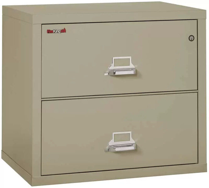 FireKing-2-3122-C-Two-Drawer-Lateral-Fire-File-Cabinet-Pewter