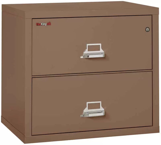 FireKing-2-3122-C-Two-Drawer-Lateral-Fire-File-Cabinet-Tan