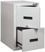 FireKing 2S1822-DDSSF Safe-In-A-File Cabinet Diamond Stone Doors Ajar