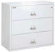FireKing 3-4422-C Three Drawer Lateral Fireproof File Cabinet Arctic White