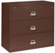 FireKing 3-4422-C Three Drawer Lateral Fireproof File Cabinet Brown