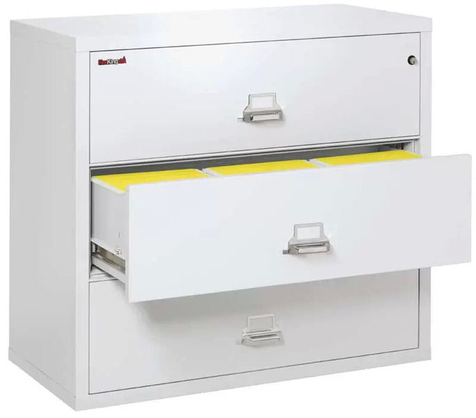 FireKing 3-4422-C Three Drawer Lateral Fireproof File Cabinet Open Stocked