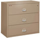 FireKing 3-4422-C Three Drawer Lateral Fireproof File Cabinet Parchment