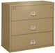 FireKing 3-4422-C Three Drawer Lateral Fireproof File Cabinet Sand