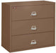 FireKing 3-4422-C Three Drawer Lateral Fireproof File Cabinet Tan