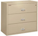 FireKing 3-4422-C Three Drawer Lateral Fireproof File Cabinet Taupe
