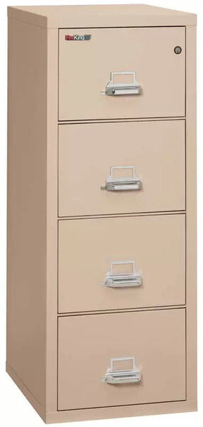 FireKing 4-1825-C Four Drawer Fireproof File Cabinet Champagne