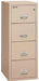 FireKing 4-1825-C Four Drawer Fireproof File Cabinet Champagne