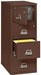 FireKing 4-2131-CSF 4 Drawer Legal Fireproof File Cabinet Brown
