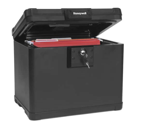 Honeywell 1506 Letter Size File Chest Top Open