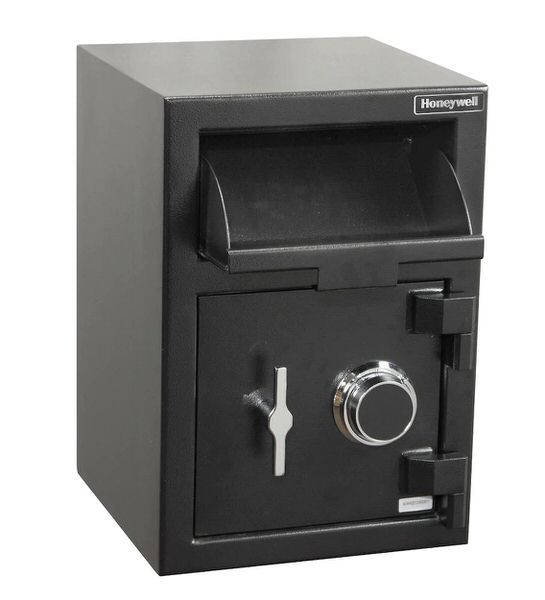 Honeywell 5911 Depository Safe Front Open Empty
