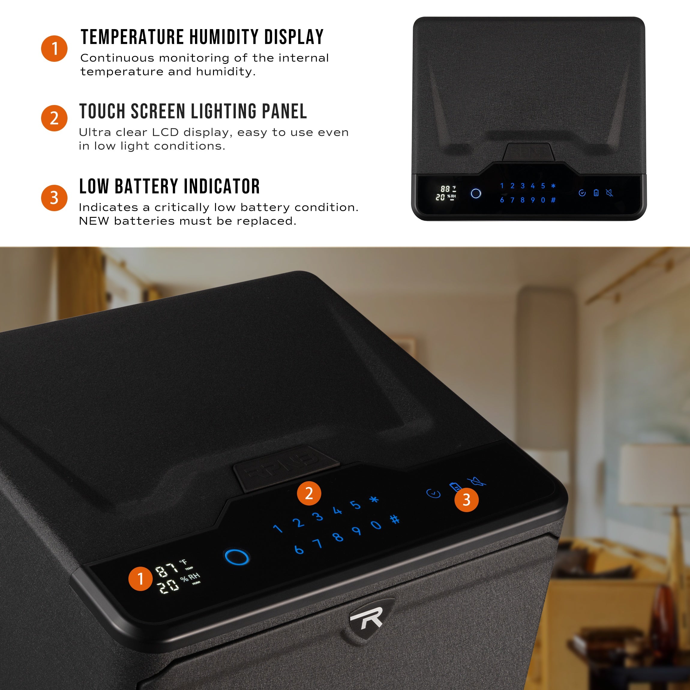 RPNB RP2009 Biometric Pistol Safe