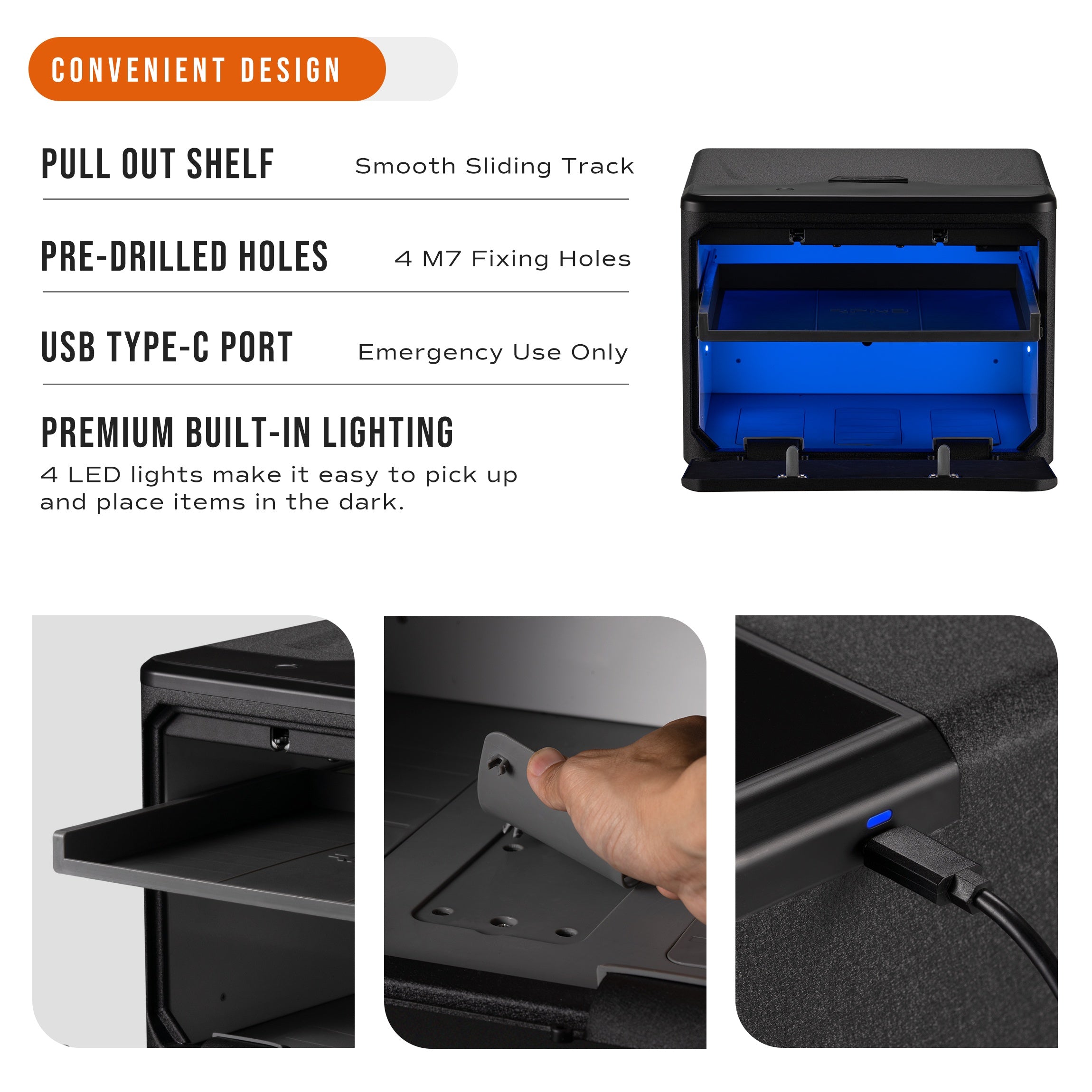RPNB RP2009 Biometric Pistol Safe