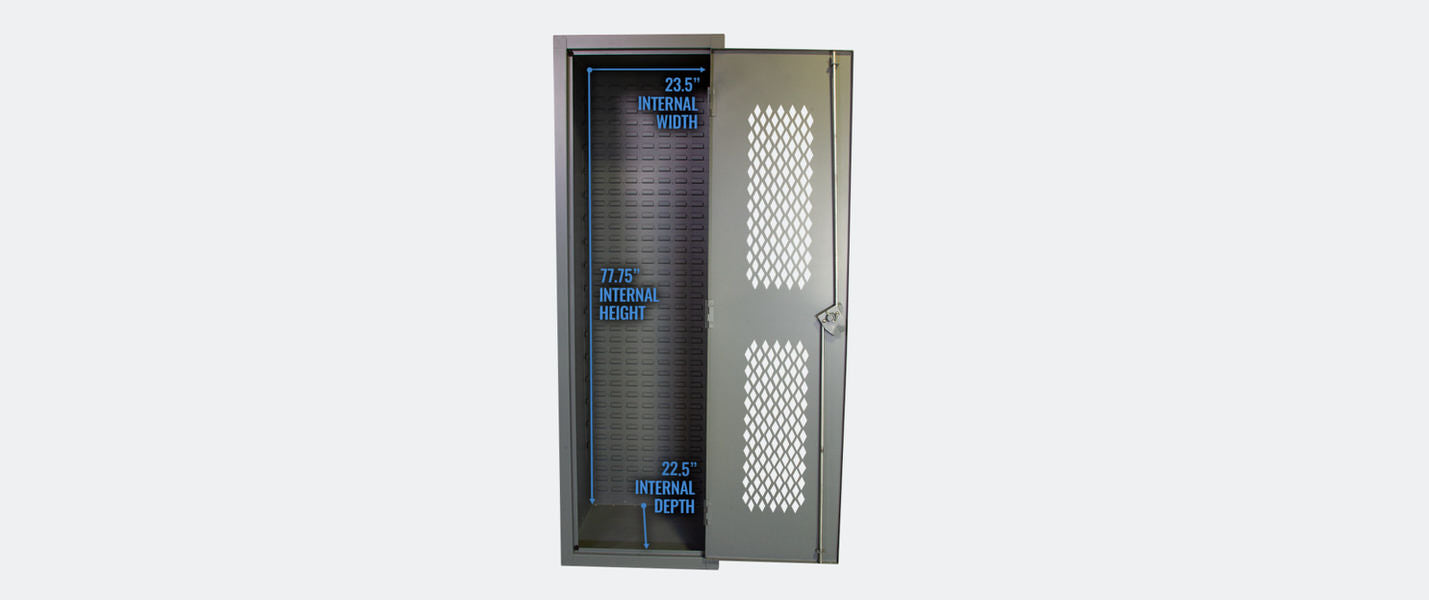 SecureIt Tactical Model 78 Ammo Cabinet Open Interior Dimensions