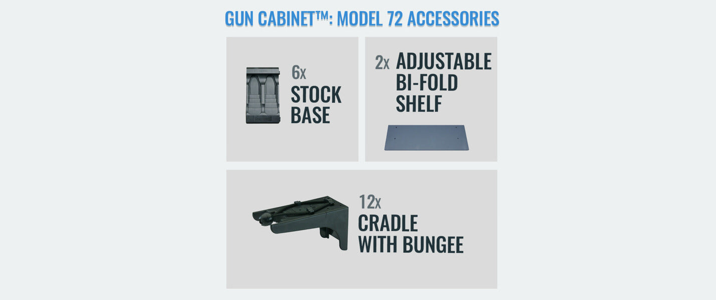 SecureIt Tactical SEC-200-12R Rifle Storage Cabinet Accessory Kit