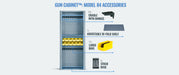SecureIt Tactical SEC-300-24B Rifle Storage Cabinet