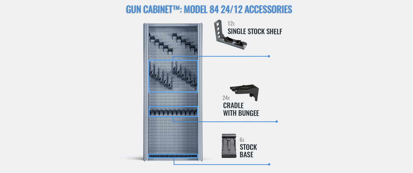 SecureIt Tactical SEC-300-24RS Rifle Storage Cabinet Accessories