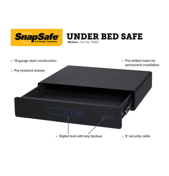 SnapSafe Under Bed Safes 75402 Medium