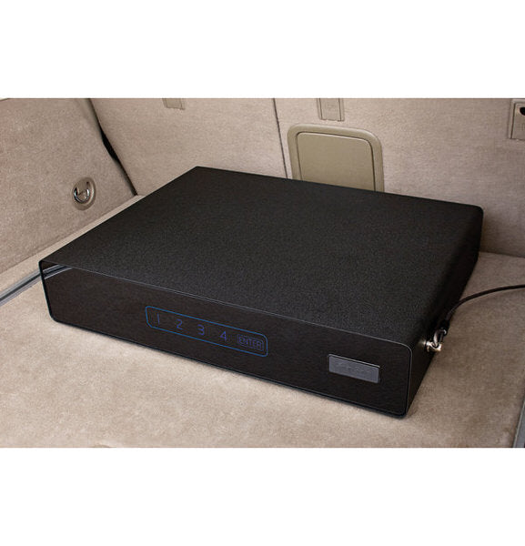 SnapSafe Under Bed Safes Closed In SUV Trunk