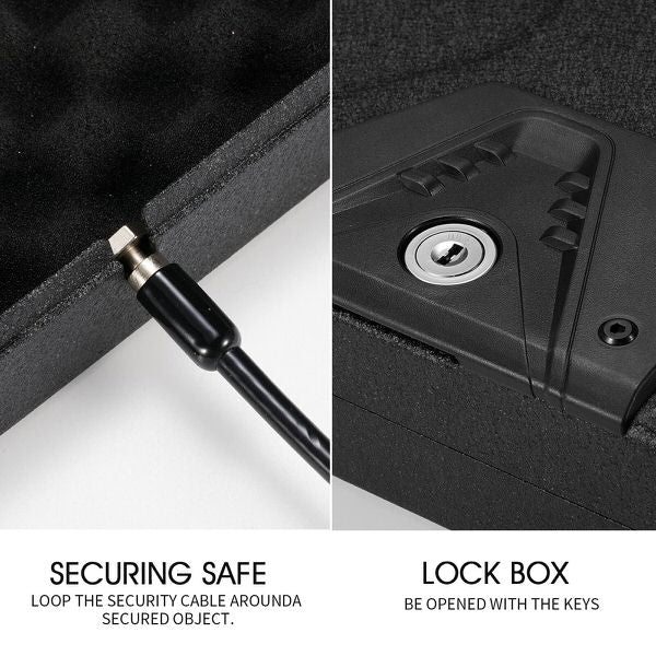 rpnb rp2001 steel security handgun safe lock box