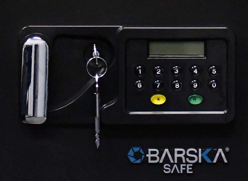 Barska AX11902 Keypad Fireproof Security Safe keypad and keys