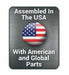 Assembled in USA with American and Global parts