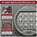 Stealth PR23 Fireproof Gun Safe lock features