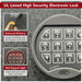 Stealth UL14 Fireproof Gun Safe lock features