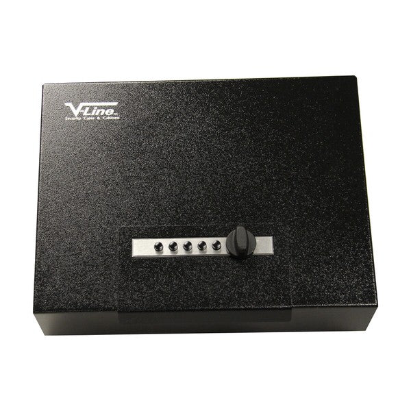 V Line Top Draw   Large Capacity Pistol Safe top view