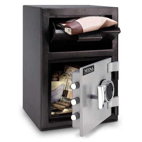 Mesa MFL2014E Depository Safe - Safe with door open